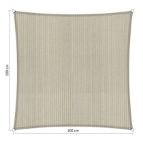 Shadow Comfort vierkant 2x2m Sahara Sand Zonwering Beige Polyester