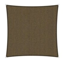 Shadow Comfort vierkant 5x5m Japanese Brown Zonwering Bruin Polyester