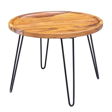 Sky Style Divana Salontafel Massief Rond Ø60 cm Tafels Zwart Hout