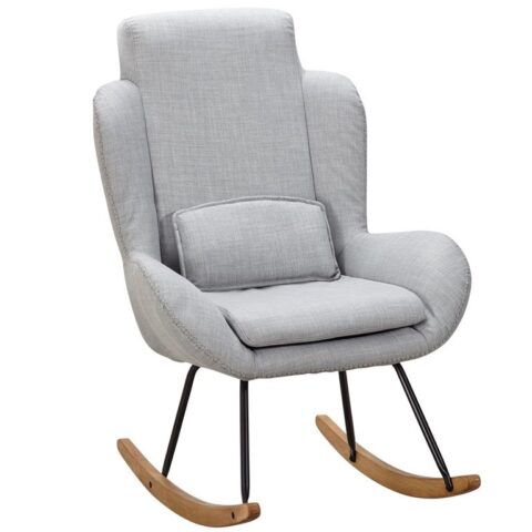 Sky Style Rocky Fauteuil Grijs Stoelen Grijs Textiel