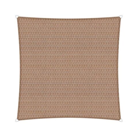 Sunfighters Compleet pakket: Vierkant 3.6x3.6m Zand Zonwering Beige Polyester