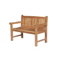 Teakea Teak Tuinbank Balmoral 120 Tuinmeubelen Bruin Hout