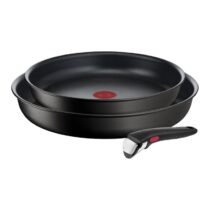 Tefal Ingenio Unlimited Pannenset - Set van 3 Pannen Zwart Aluminium