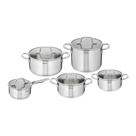 Tefal Virtuoso Pannenset 5-delig Pannen Zilver RVS