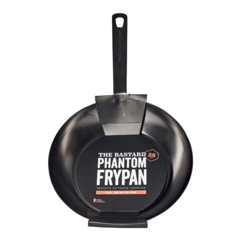 The Bastard Phantom Steelpan L Ø 28 cm Barbecue accessoires Zwart Plaatstaal