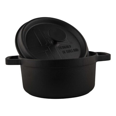 The Windmill BBQ Pan Medium Barbecue accessoires Zwart Gietijzer