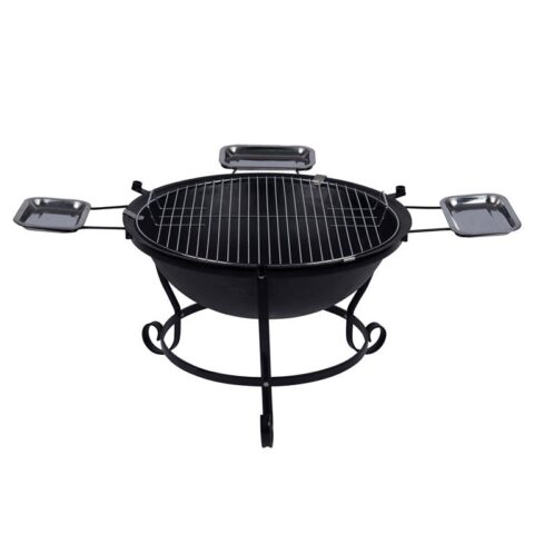 The Windmill Campfire Place Set Compleet Barbecues Zwart Gietijzer