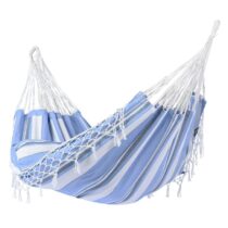 Tropilex® Hangmat Eénpersoons Bonaire Air Blauw Tuinmeubelen Blauw Katoen