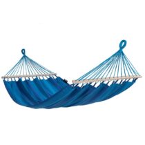 Tropilex® Hangmat Eénpersoons Relax Blue Blauw Tuinmeubelen Blauw Katoen