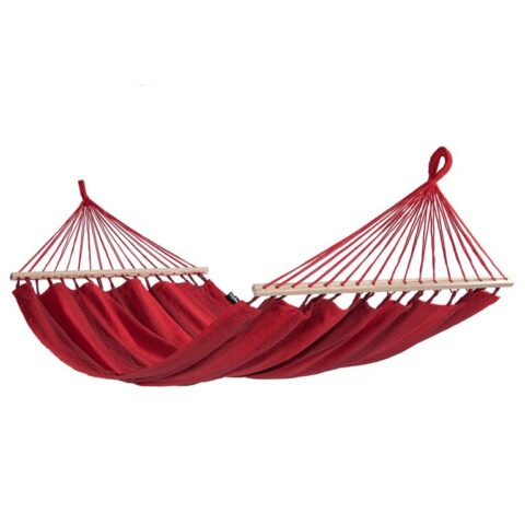 Tropilex® Hangmat Eénpersoons Relax Red Rood Tuinmeubelen Rood Katoen