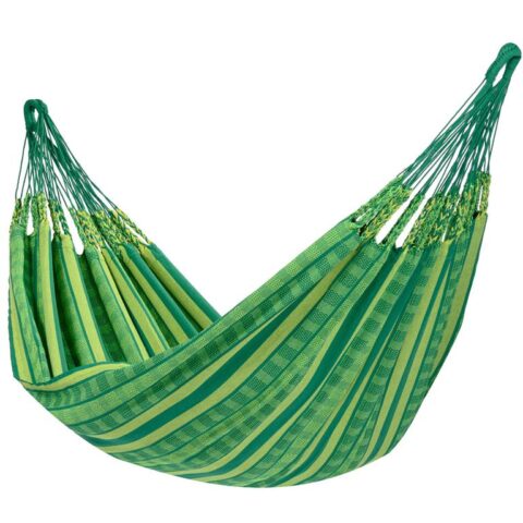 Tropilex® Hangmat Tweepersoons Chill Joyful Groen Tuinmeubelen Groen Katoen