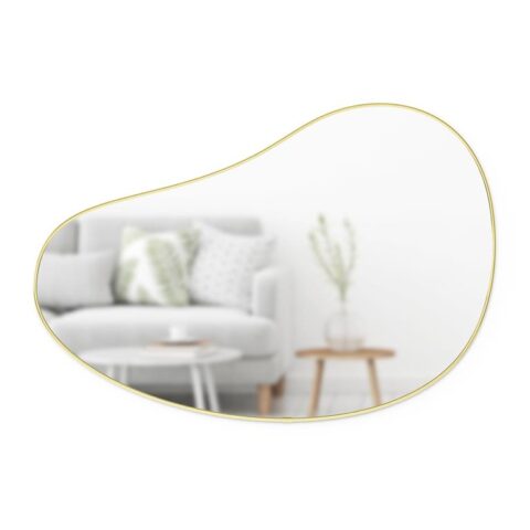 Umbra Hubba Pebble Spiegel 24 x 36 cm - Brass Spiegel Goud Glas