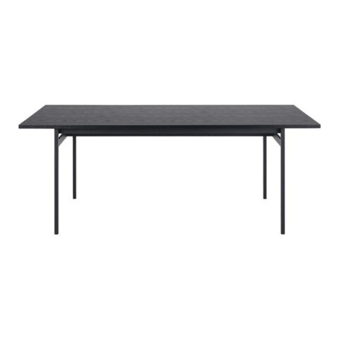 Vestbjerg Ingemar Eettafel 200 x 90 cm - Ash Black Tafels Zwart Melamine