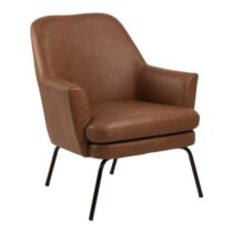 Vestbjerg Kjeld Fauteuil Stoelen Bruin PU leder