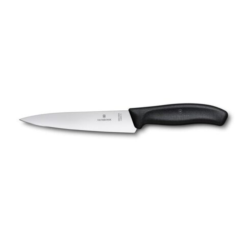 Victorinox - Koksmes Swiss Classic 12 cm - Victorinox Messen Zwart RVS