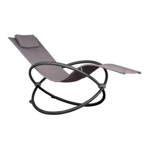 Vivere Orbital Lounger Tuinmeubelen Beige Acryl