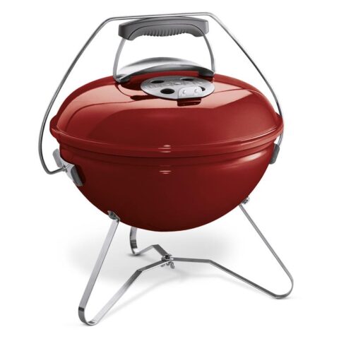 Weber Smokey Joe Premium Houtskoolbarbecue Ø 37 cm Barbecues Rood Staal