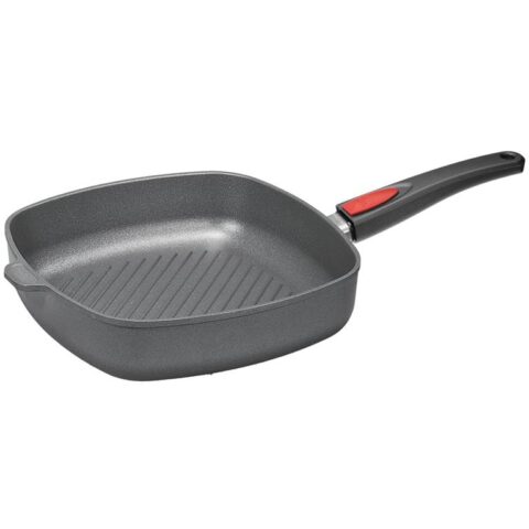 Woll Nowo Grillpan 28 x 28 cm Pannen Grijs Aluminium