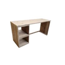 Wood4you - Bureau - Detroit - steigerhout 130Lx50Dx75H Bureau  Hout