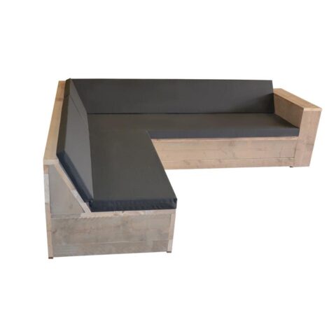 Wood4you Loungeset 1 steigerhout 190x190cm - incl kussens Tuinmeubelen  Hout