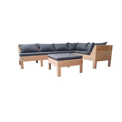 Wood4you - Loungeset 9 Douglas 200x230 cm - incl kussens GL-opstelling Tuinmeubelen  Hout