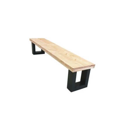 Wood4you - Tuinbank - New England Douglas - 150Lx40Hx38D cm antraciet Tuinmeubelen Bruin Hout