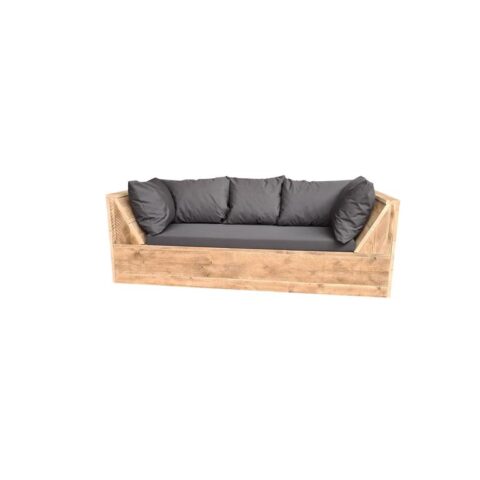 Wood4you - loungebank Phoenix Steigerhout 210Lx70Hx80D cm plof Tuinmeubelen  Hout