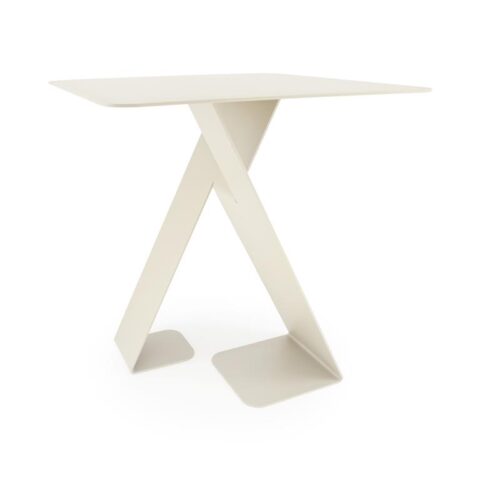 ignore bijzettafel dance off white Tafels Beige Staal