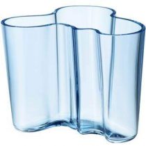 iittala Alvar Aalto Vaas 12 cm Woonaccessoires Blauw Glas