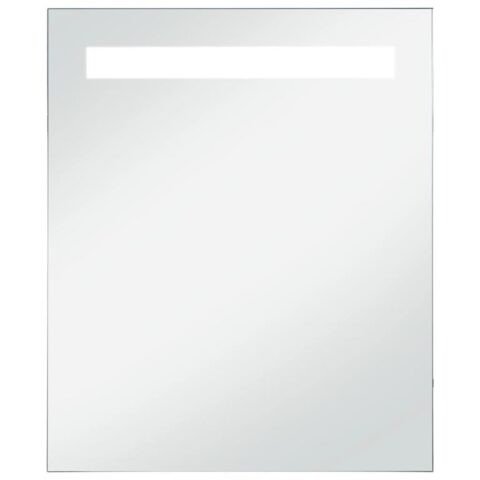 vidaXL Badkamerspiegel LED 50x60 cm Spiegel Zilver Glas