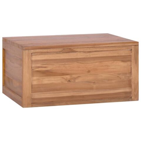 vidaXL Badkamerwandkast 60x45x30 cm massief teakhout Kasten Bruin Hout