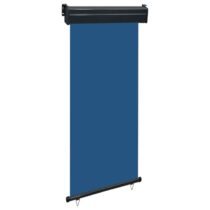 vidaXL Balkonscherm 100x250 cm blauw Zonwering Blauw Staal