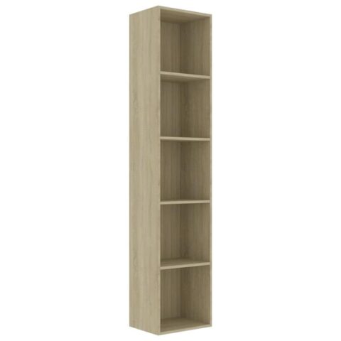 vidaXL Boekenkast 40x30x189 cm spaanplaat sonoma eikenkleurig Kasten Bruin Hout