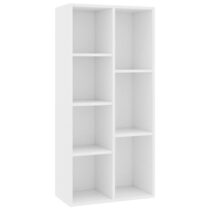 vidaXL Boekenkast 50x25x106 cm bewerkt hout wit Kasten Wit Hout