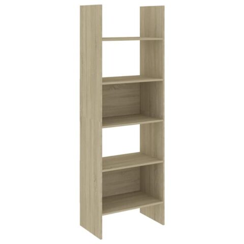 vidaXL Boekenkast 60x35x180 cm spaanplaat sonoma eikenkleurig Kasten Bruin Hout