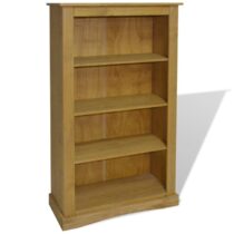 vidaXL Boekenkast grenenhout met 4 planken Corona-stijl 81x29x150 cm Kasten Bruin Hout