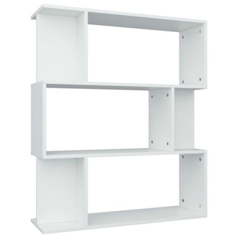 vidaXL Boekenkast/kamerscherm 80x24x96 cm bewerkt hout wit Kasten Wit Hout