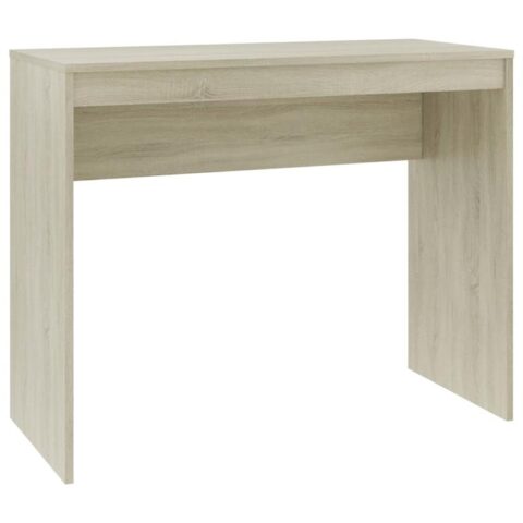 vidaXL Bureau 90x40x72 cm bewerkt hout sonoma eikenkleurig Bureau Bruin Hout