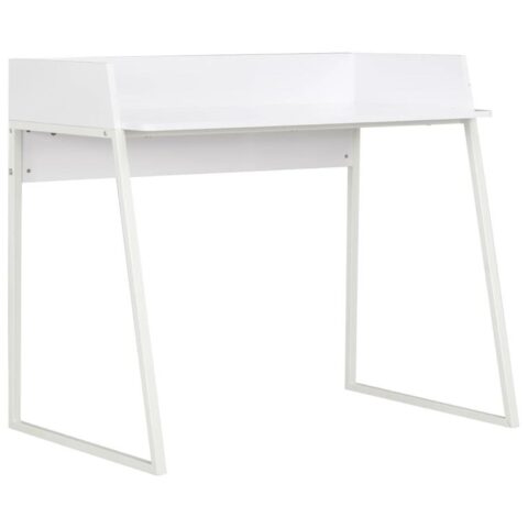 vidaXL Bureau 90x60x88 cm wit Bureau Wit Hout