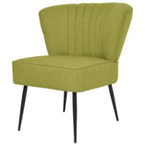 vidaXL Cocktailstoel stof groen Stoelen Groen Kunststof