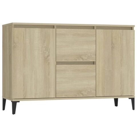 vidaXL Dressoir 104x35x70 cm spaanplaat sonoma eikenkleurig Kasten Bruin Hout