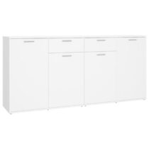 vidaXL Dressoir 160x36x75 cm spaanplaat wit Kasten Wit Hout