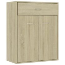 vidaXL Dressoir 60x30x75 cm spaanplaat sonoma eikenkleurig Kasten Bruin Hout