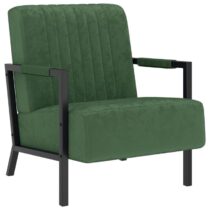 vidaXL Fauteuil fluweel donkergroen Stoelen Groen Fluweel