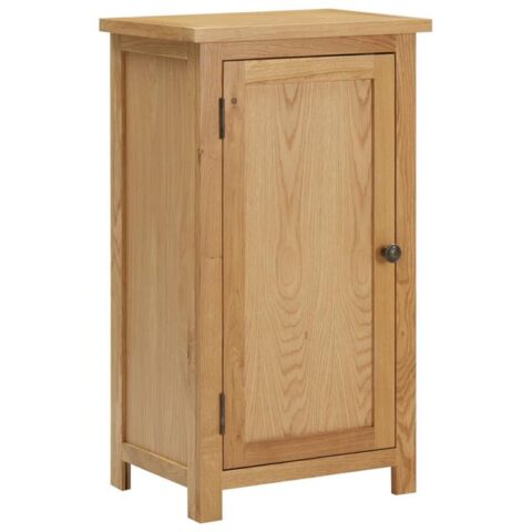 vidaXL Kast 45x32x85 cm massief eikenhout Kasten Bruin Hout