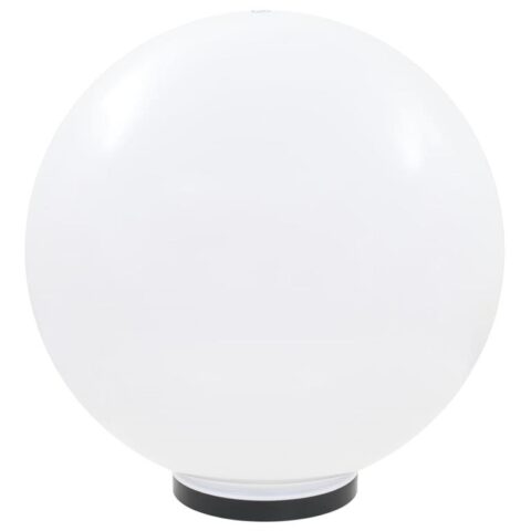 vidaXL LED-bollamp rond 50 cm PMMA Buitenverlichting Wit Kunststof