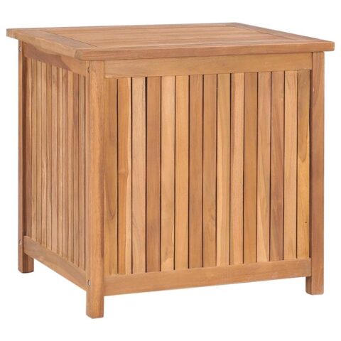 vidaXL Opbergbox 60x50x58 cm massief teakhout Tuinhuizen & opbergers Bruin Hout