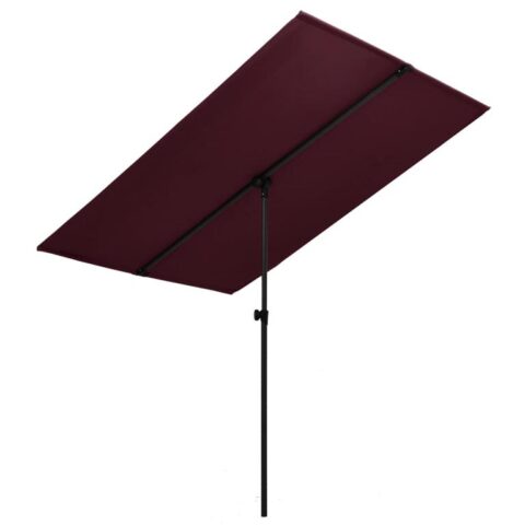 vidaXL Parasol met aluminium paal 2x1