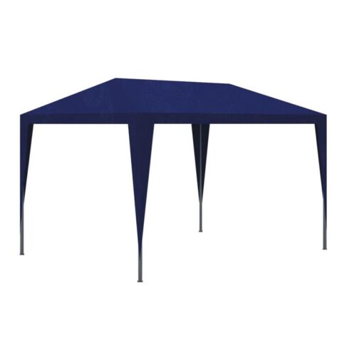 vidaXL Partytent 3x3 m blauw Zonwering Blauw Natuurlijk materiaal