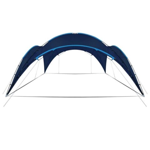 vidaXL Partytent boog 450x450x265 cm donkerblauw Zonwering Blauw Natuurlijk materiaal